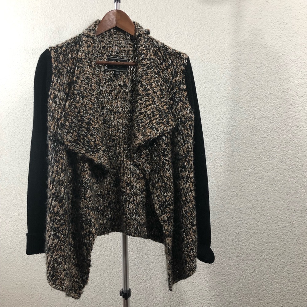 Lucky Brand Sweater Black and Tan Size XS